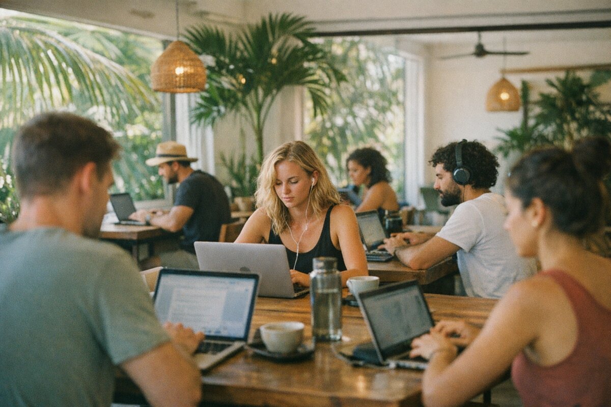 Spazio di coworking equipaggiato Homenichat